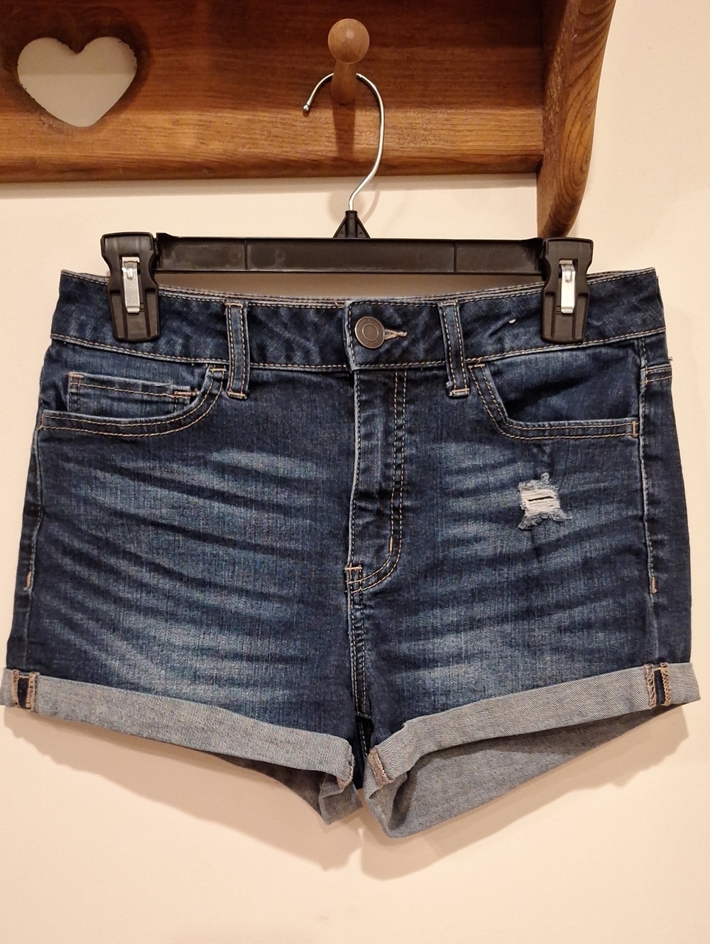 SO High Rise Denim Shorts